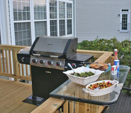 Balcony Railing Tray Table