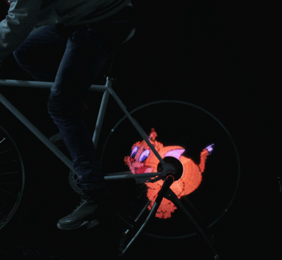 Balight Makes Images Appear In the Spokes Of Your Bicycle Wheels