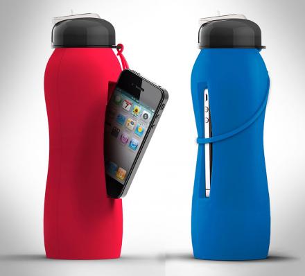 Beat Bottle Is a Water Bottle That Holds Your Phone