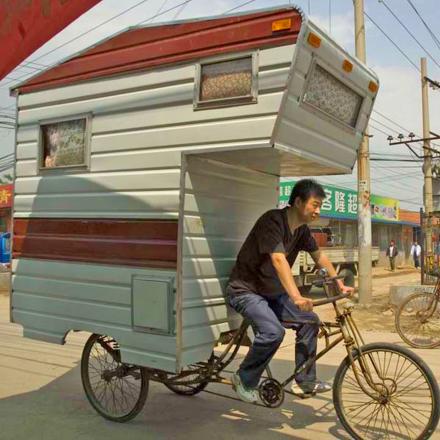 This Bicycle Camper Features an Mobile Livable Space For One