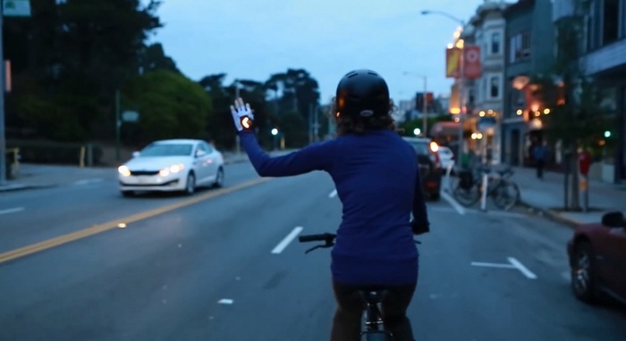 Zackees LED Turn Signal Gloves - Bicycle Gloves With Turn Signals