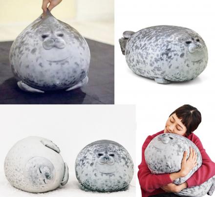 This Blob Seal Pillow Might Be The Greatest Snuggle Pillow Ever