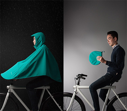 Boncho: A Full Body Poncho For Riding Your Bicycle In The Rain