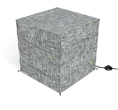 Star Trek Borg Cube Giant Floor Lantern