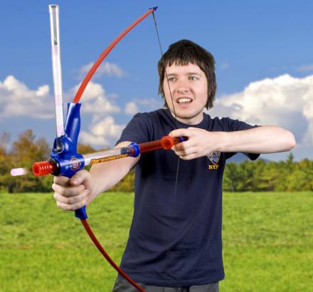 Bow and Mallow: A Marshmallow Bow and Arrow That Shoots Marshmallows