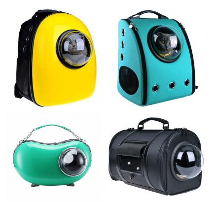 Bubble Window Pet Bags Give Your Pet a View While You Travel