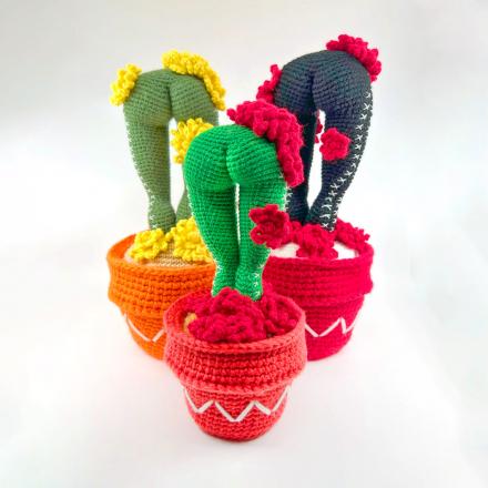 The Cactass Is a Butt Shaped Crochet Cactus That You Can Actually Keep Alive