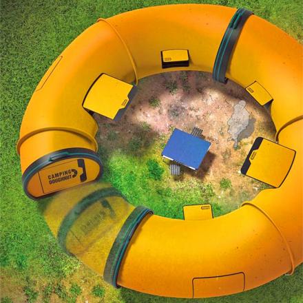 This Donut Shaped Camping Tent Can Be Setup In 4 Different Shapes and Makes Camping Easier