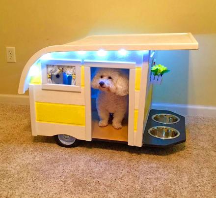 Dog house best sale camper trailer