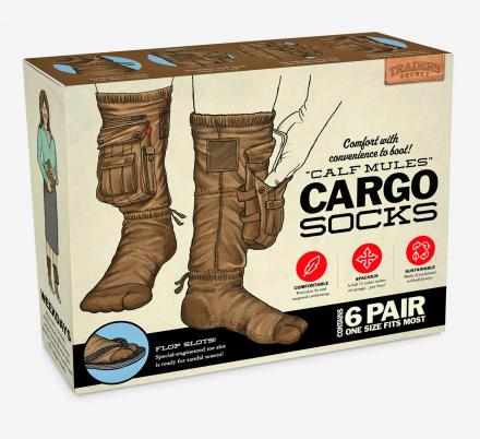 Cargo Socks Are Now A Thing, So You Can Hold Your Phone, Snacks, Or Cash Right in Your Sock Pocket