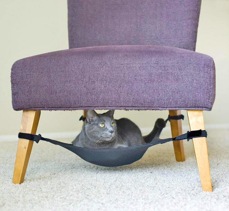 Cat Crib An Under Chair Cat Hammock