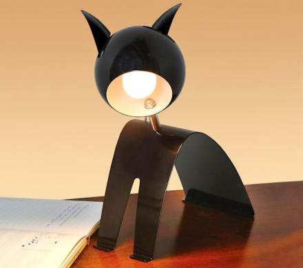 cat desk lamp