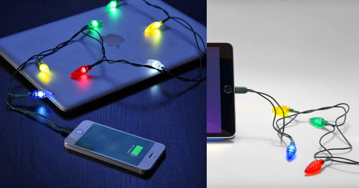 Christmas Lights Phone Charging Cable