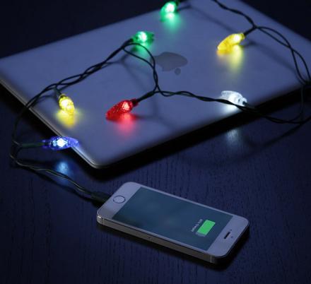 christmas light phone charger iphone