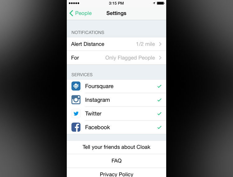 Cloak App - Anti Social Network - Hide From Friends