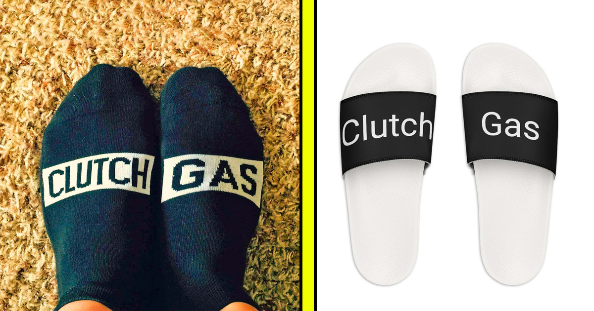 These Clutch and Gas Socks Will Help You Remember How To Drive a Manual Car
