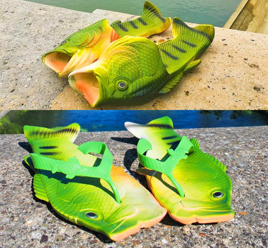 These Fish Sandals Make It Look Like You're Wearing Fish On Your Feet