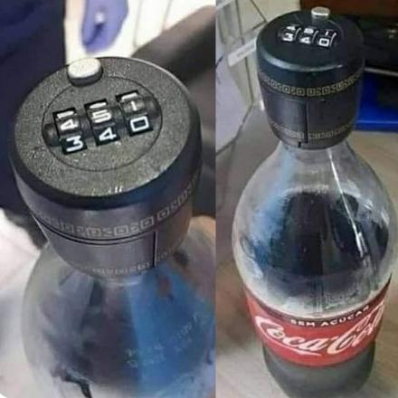 Lockable Soda Bottle Caps : lockable bottles