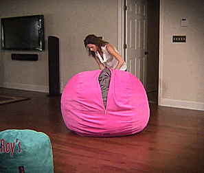 This Genius Bean-Bag Chair Converts Into A Full, Queen, Or King Size Mattress
