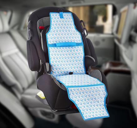 Carats Car Seat Cooler for Baby with COOLTECH - Baby Car Seat Cooling Pad  (Cars)