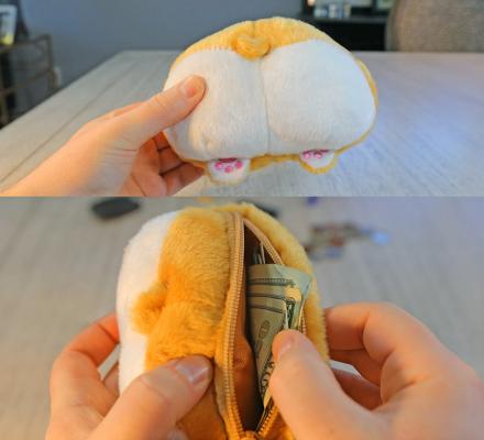 Corgi Butt Coin Purse and Wallet