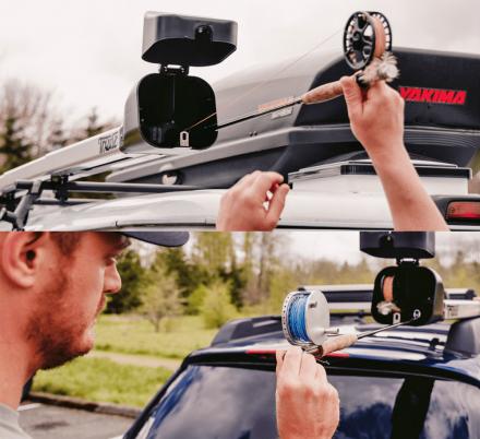 Car Rooftop Fishing Rod Holders Save Space and Prevents Damage