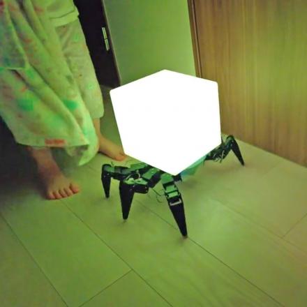 This Creepy Spider Night Light Robot Will Crawl Around Your House At Night