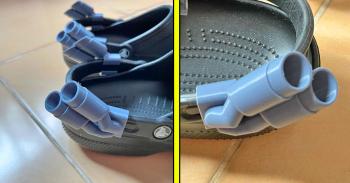 You Can Now Get Mini Exhaust Mufflers For Your Crocs, and They