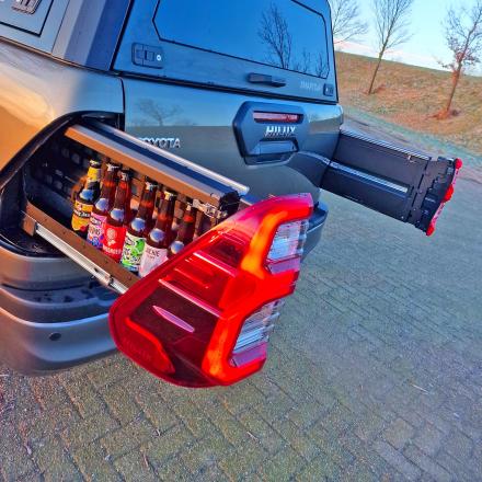 These Custom Pullout Taillight Drawers Offer Unique Storage For Drinks, Guns, and More