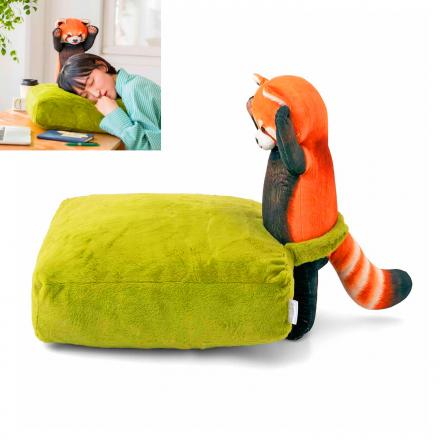 This Adorable Pouncing Red Panda Pillow Is The Perfect Napping Spot For Red Panda Lovers