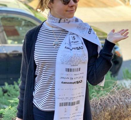 You Can Now Get A Scarf Made To Look Like The Infamously Long Cvs Receipt