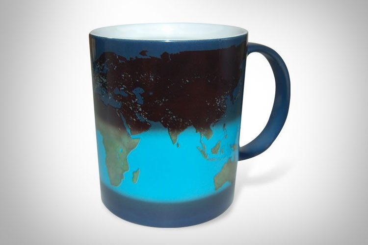 Heat Sensitive Earth Coffee Mug