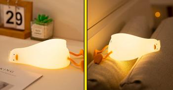 This Funny Lying Down Duck Night-Light Might Make You Relate To It A Little Too Much