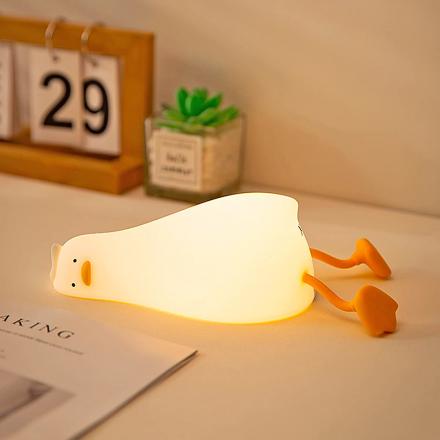 This Funny Lying Down Duck Night-Light Might Make You Relate To It A Little Too Much