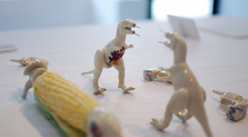 Dinosaur Corn Cob Holders 2