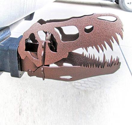 Dinosaur Skull Trailer Hitch Cover