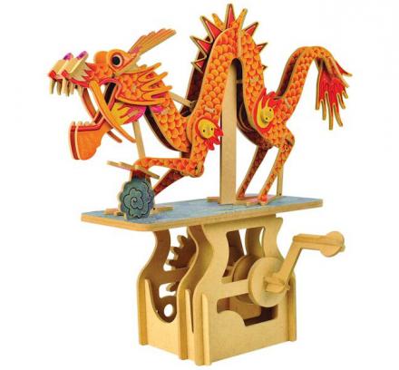 DIY Mechanical Moving Dragon Puzzle Toy