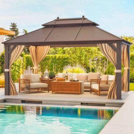 Amazon Now Has a Giant DIY Metal Top Gazebo That Sets Up In Just 4 Hours