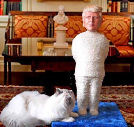 You Can Now Get a Donald Trump Cat Scratching Post