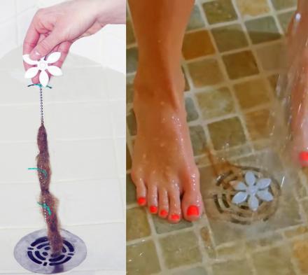 DrainWig: Drops Into Drain - Catches Every Hair That Goes Down It