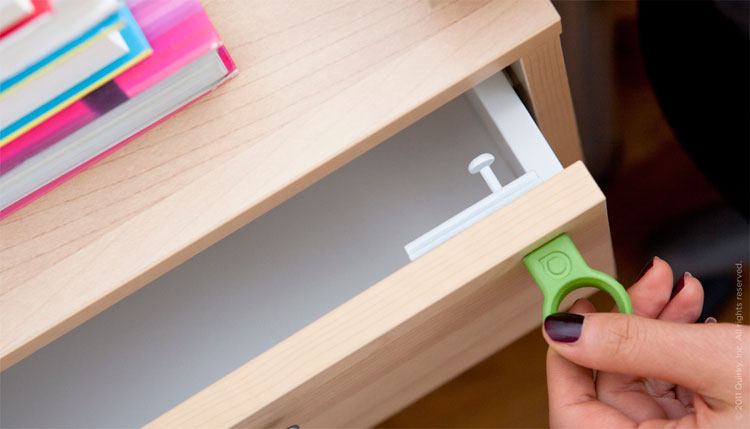 Drawer Lock With Magnet Key