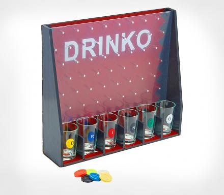 DRINKO Is a Plinko-Like Drinking Game With Shot Glasses