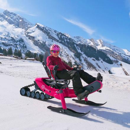 This Electric Assist Snow Bike Is Part Bicycle Part Snowmobile