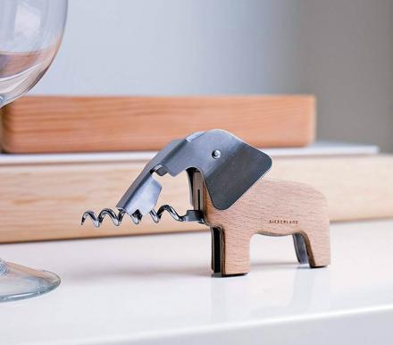 Elephant Corkscrew and Bottle Opener
