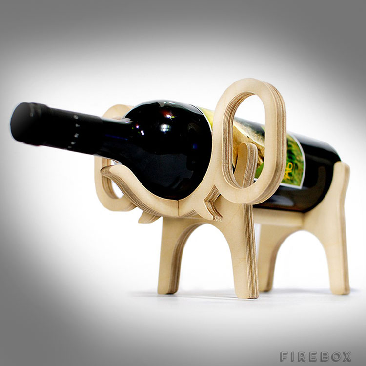 Elephant Wine Rack