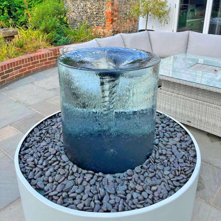 This Endless Vortex Water Fountain Might Be The Coolest Water Feature For Your Backyard