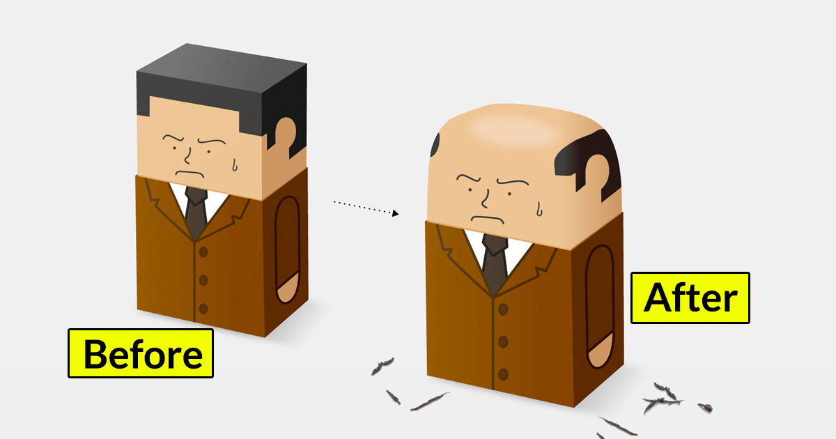 These Hilarious Erasers Will Slowly Go Bald As You Use Them