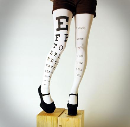 Eye Exam Chart Tights