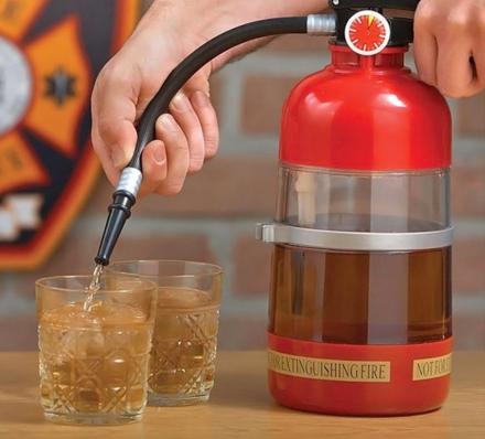 Fire Extinguisher Cocktail Shaker and Drink Dispenser