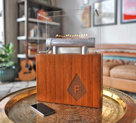 Fireside Audiobox: Bluetooth Speaker With Dancing Flames That Sync To Music